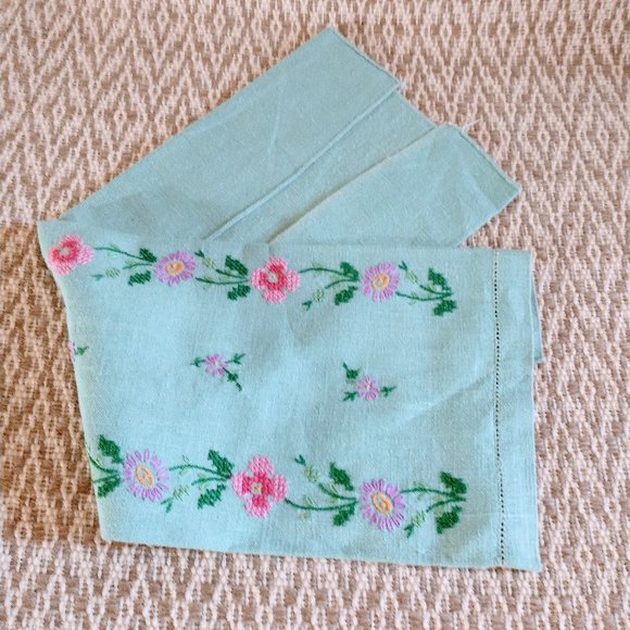 Vintage | Bath | Vintage Bathroom Guesthand Towel Embroidered | Poshmark